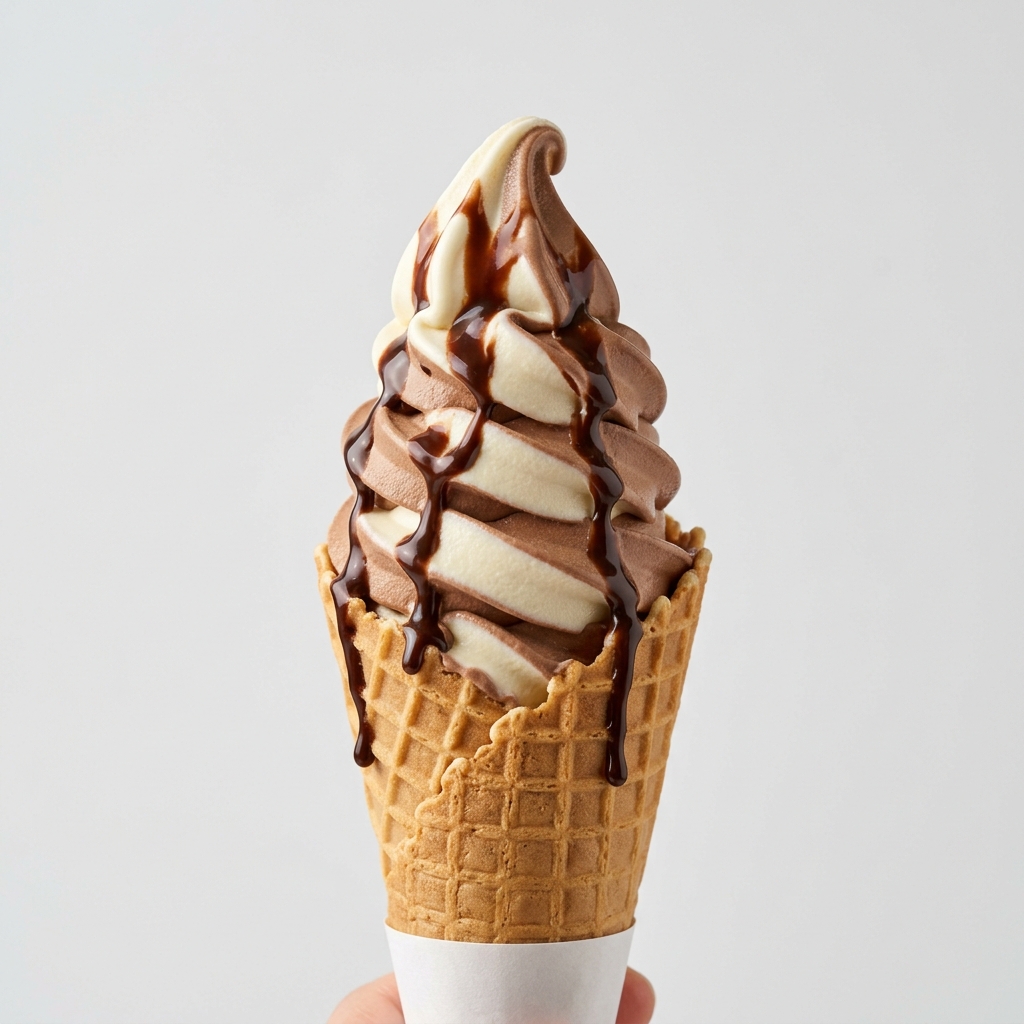 Sorvete soft cremoso